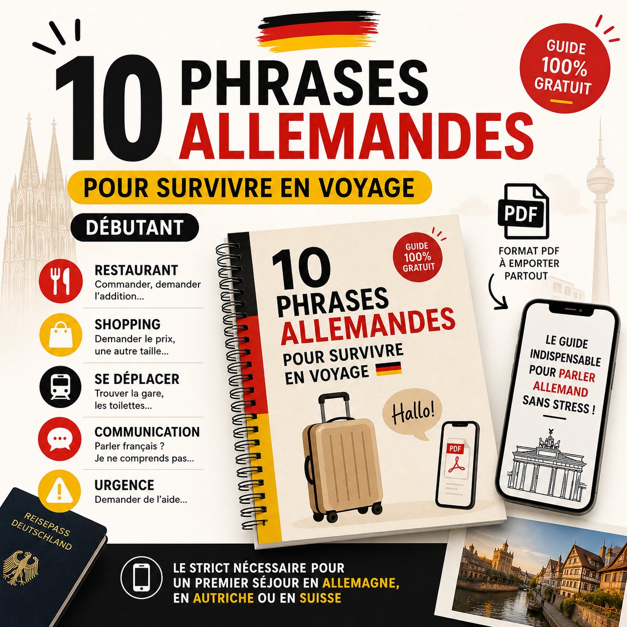 10 Phrases Allemandes pour Survivre en Voyage