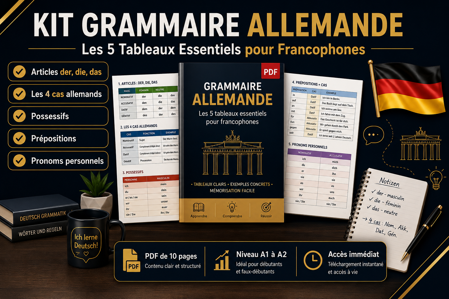 Kit Grammaire Allemande